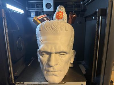 Frankenstein Planter Pot Candy Bowl