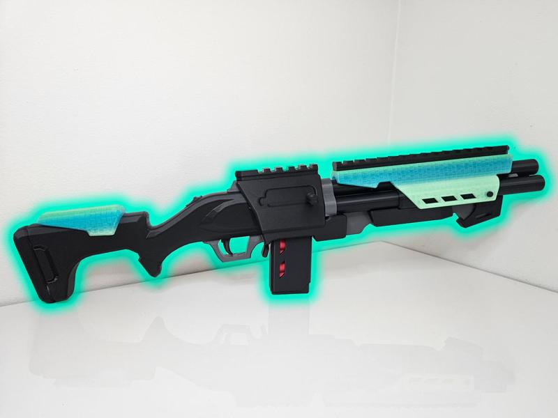 Fortnite Gatekeeper Shotgun Model Glue Assembly