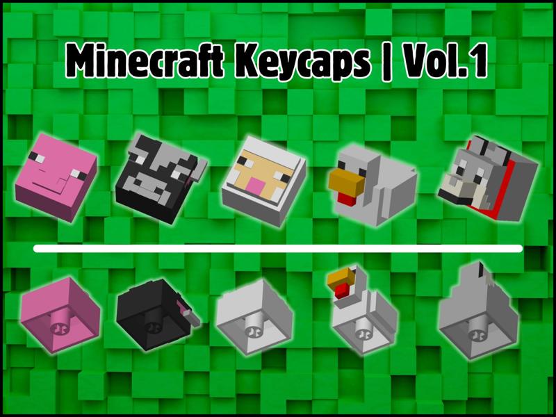 Minecraft Keycaps Vol.1