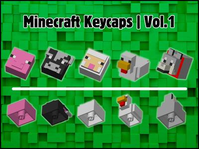 Minecraft Keycaps Vol.1