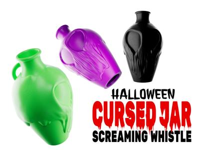 Halloween Cursed Jar - screaming whistle
