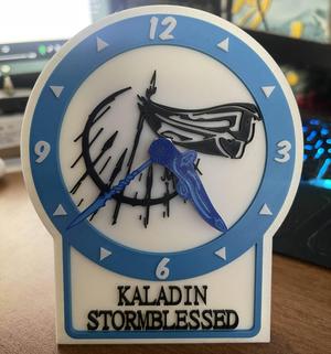 Kaladin Stormblessed Clock