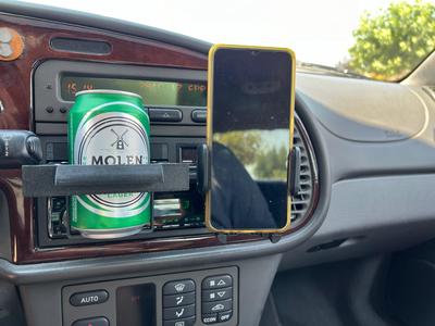 Saab 9-3 and 900 stereo fascia with cupholder