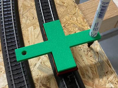 Track Layout Marker Wagon for Märklin Low-Side Car