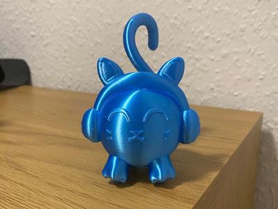 Daydream gun buddy from valorant / cat w headphone