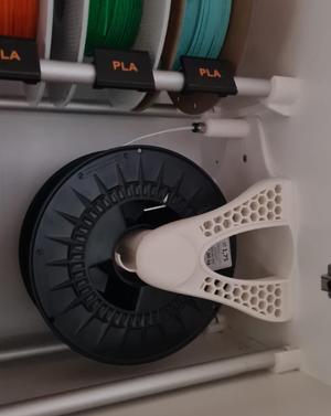 Filament Spool Holder, PTFE direct feed from shelf