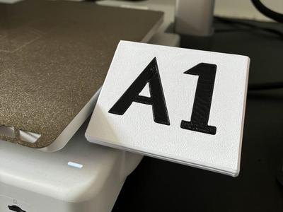 BambuLabs A1 Printer Display Cover