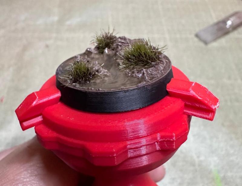Magnetic Round & Oval Bases with UV Resin Wells