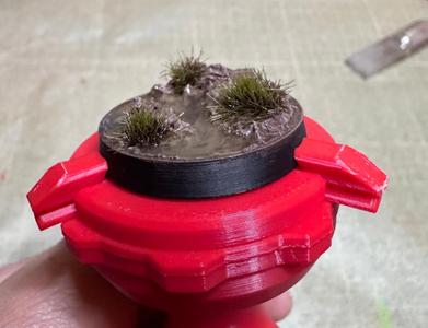 Magnetic Round & Oval Bases with UV Resin Wells