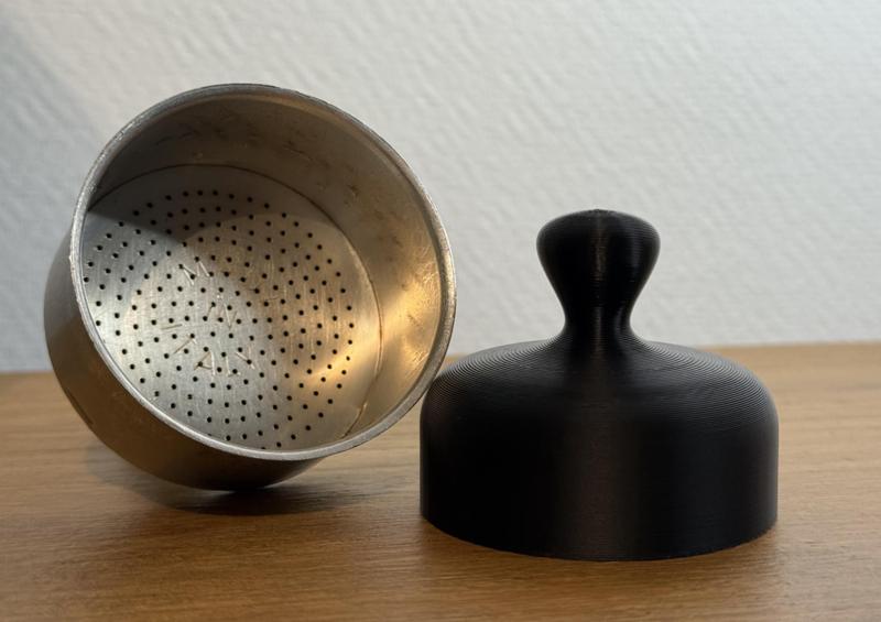 60mm Tamper for Two-Cup Bialetti Moka Pot