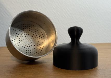 60mm Tamper for Two-Cup Bialetti Moka Pot