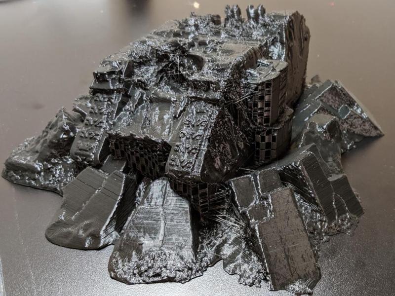destroyed land riader
