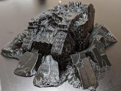 destroyed land riader