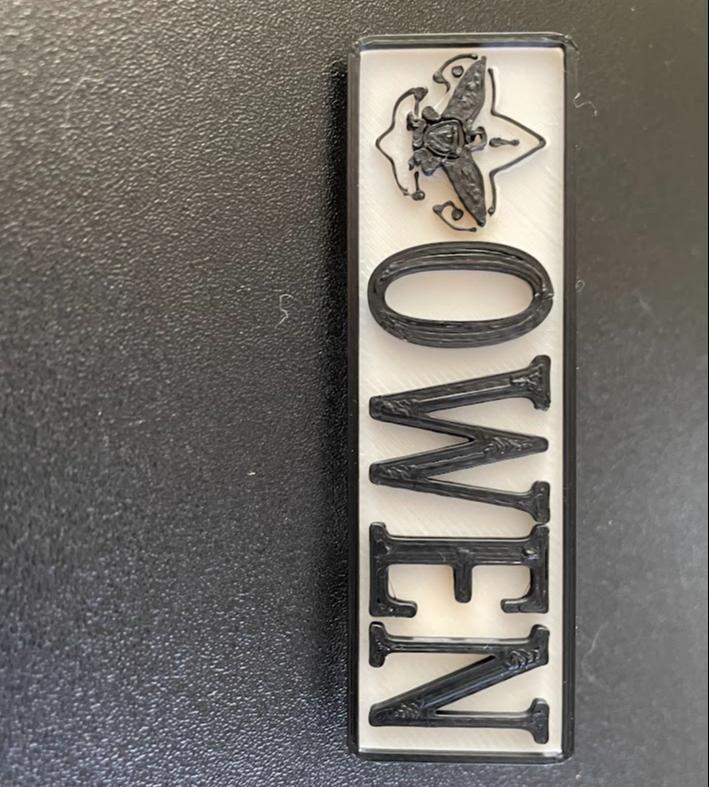scout name tag