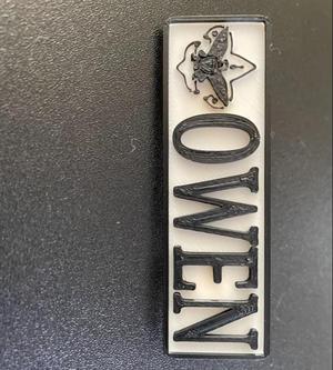 scout name tag