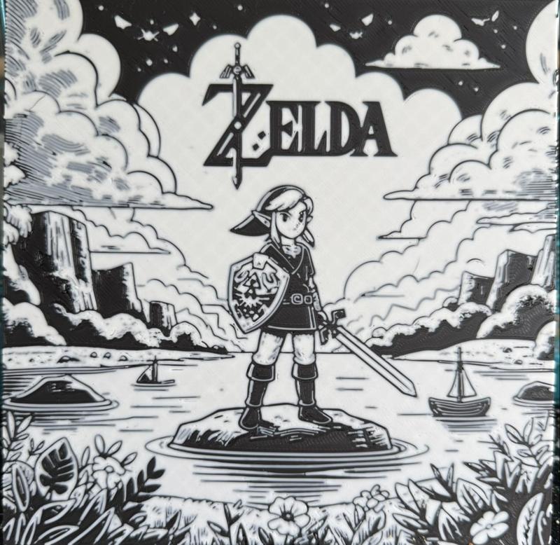 Wall art (canvas) link (Zelda)