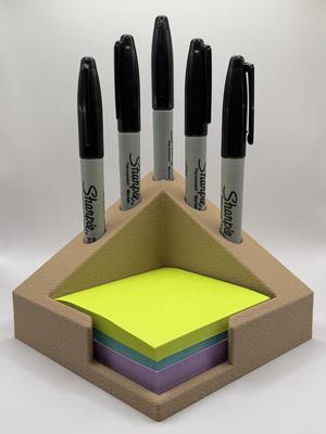 Post-It Sticky Note Sharpie Marker Holder