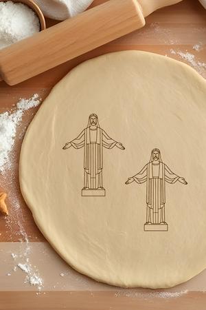 Christ The Reedemer Cookie Cutter, Biscuit Cutter