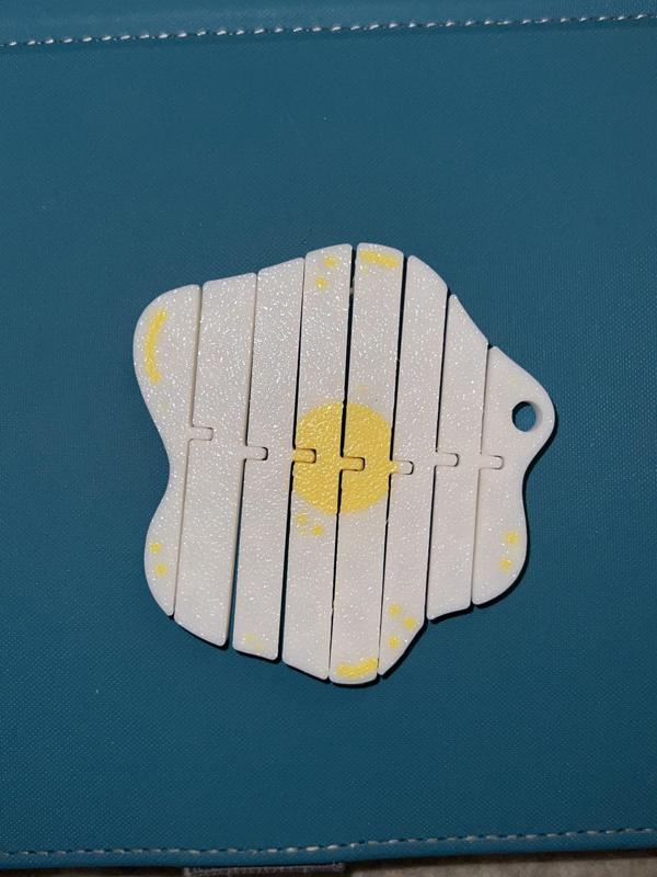 Flexi Egg Keychain 
