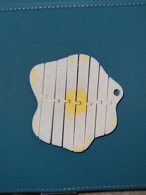 Flexi Egg Keychain 