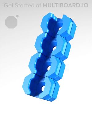 6.25 mm - Offset Snap (DS Part A) - x4 Stack