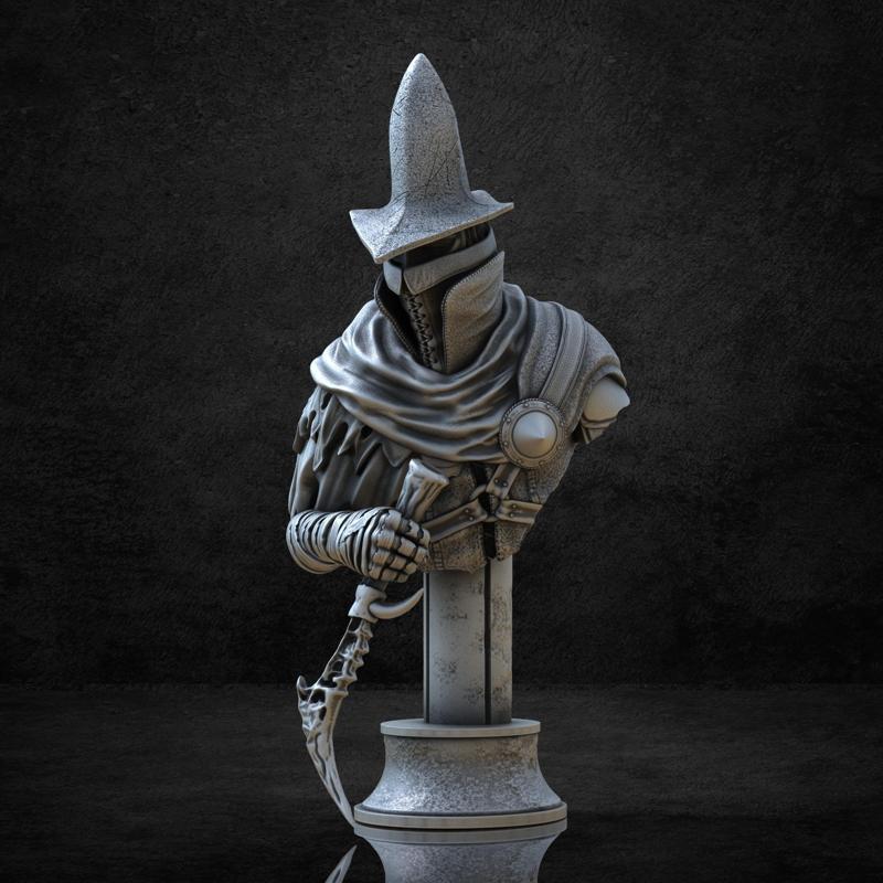 Abyss Watcher bust (Pre-Supported)