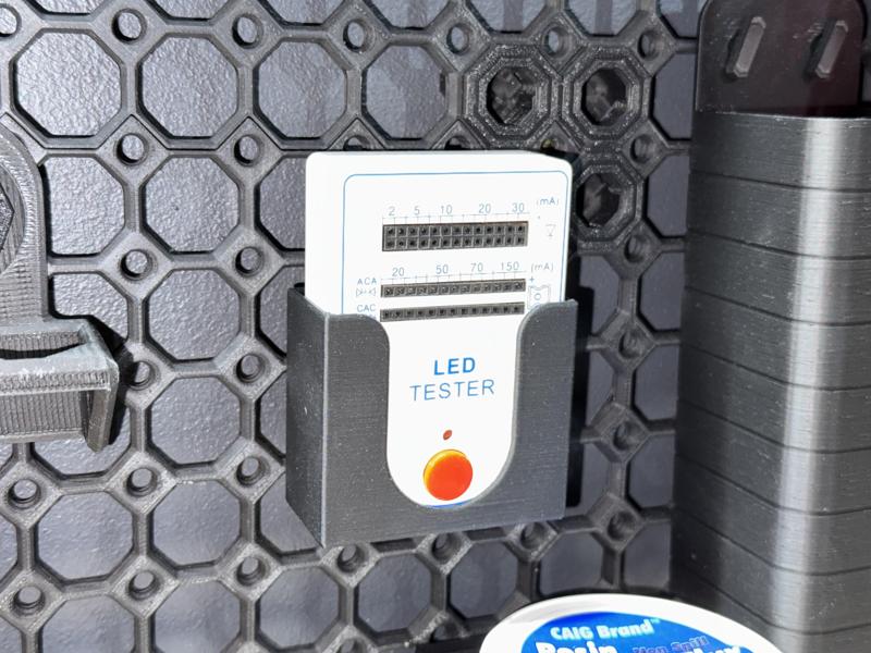 Multiboard - LED Tester Pegboard Holder