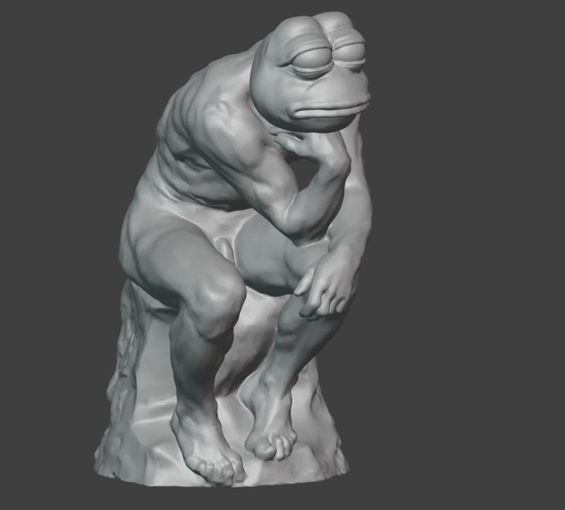 Pepe the thinker V2