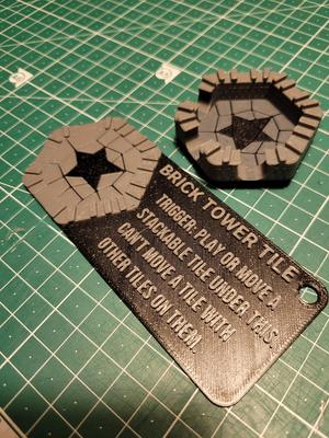 Hextraction Brick Tower Tile