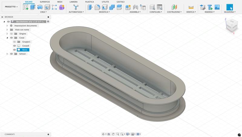 Ventilation grille for doors