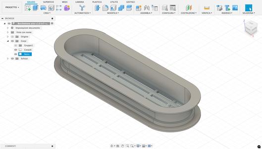 Ventilation grille for doors