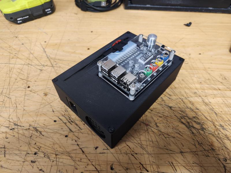 ATX power supply enclosure