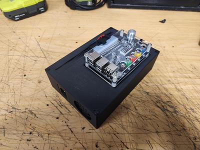ATX power supply enclosure