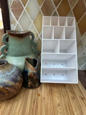 Pottery Tool Organizer with Drainage