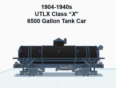 Class X Tank Car (HO SCALE)