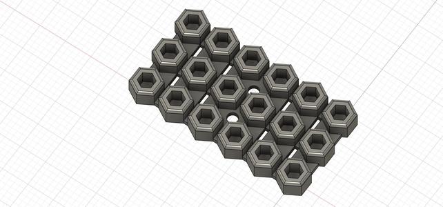 Toolgrid hex bit holder