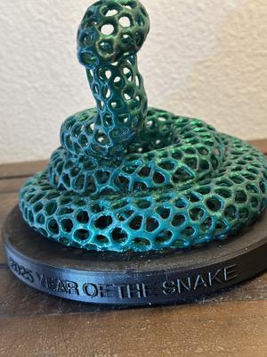 2025 Year of the Snake! Voronoi style.