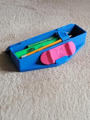 Pencil Case-Skate Inspired w/Fingerboard