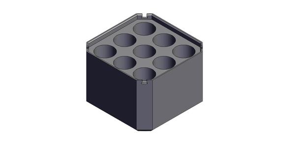 1x1x0.75 - Multibin Insert for AAA batteries