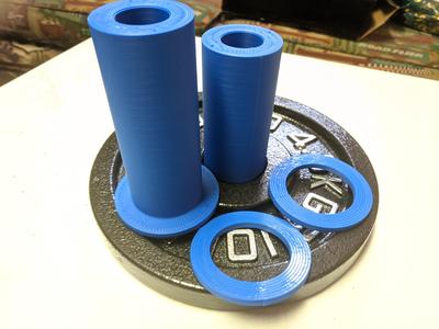 Standard to Olympic Adapter sleeves for Dumbbells and barbells homegym