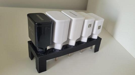 USB Charger/EU Plug Holder   