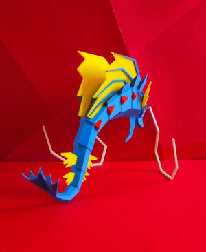 Mega Gyarados Low Poly