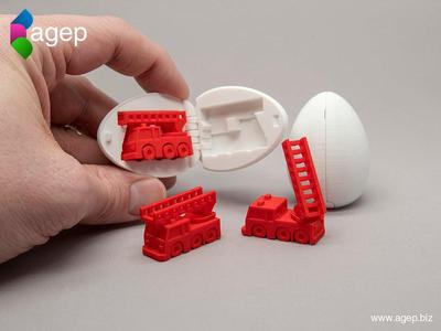 Surprise Egg #5 - Tiny Fire Truck