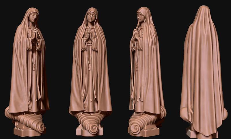 Virgin Fatima - Portugal - Jewerly - Masonry - Carpentry