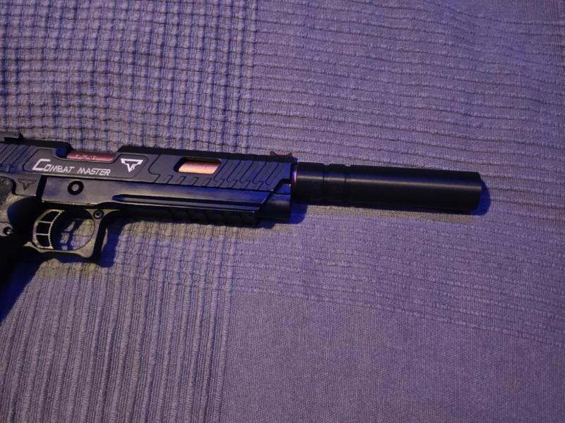 Silencer M1911 (JW3 TTI - Combat master) Airsoft