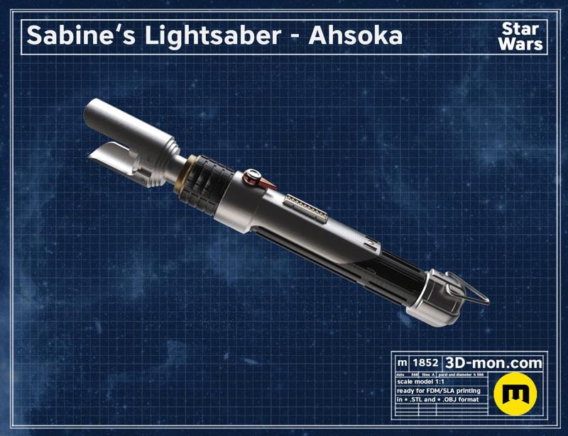 Sabine Wren's Lightsaber - Ahsoka