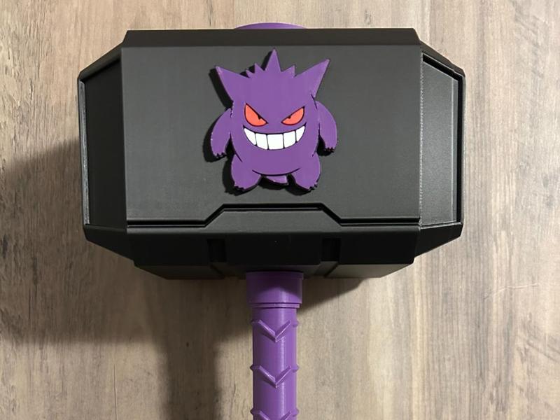 Gengar Pokemon - Thors Hammer