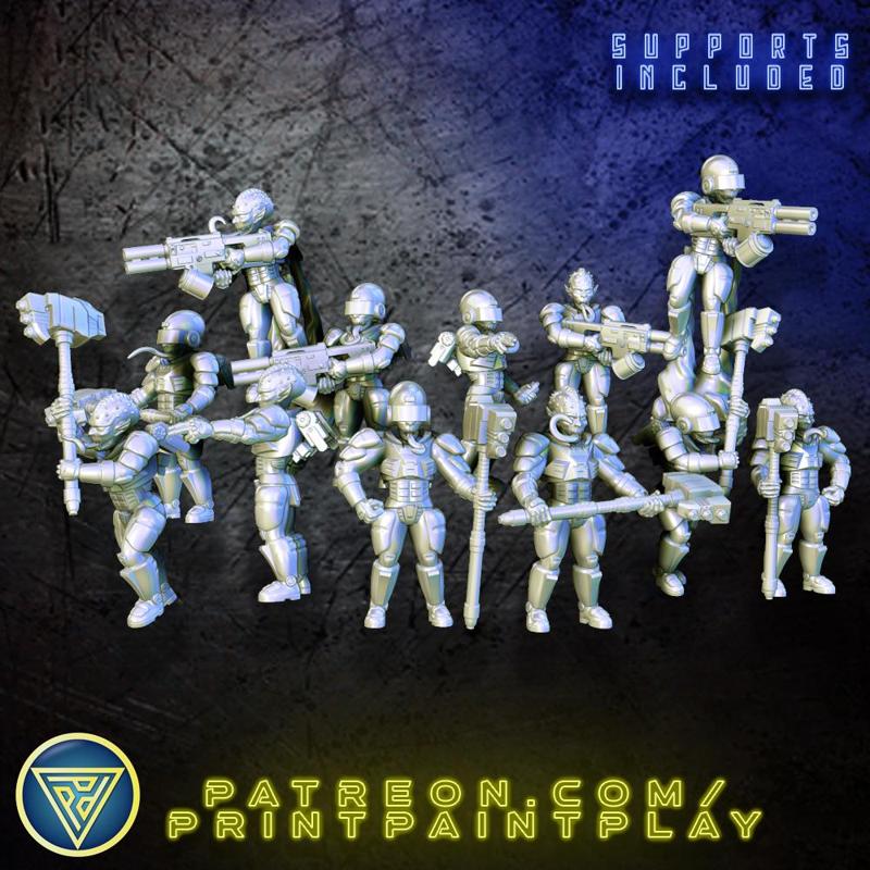 Space Ghoul Platoon Set