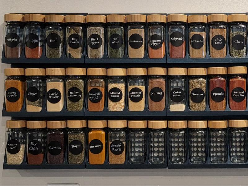 Spice World - Spice Rack - Wall Mounted - 4x