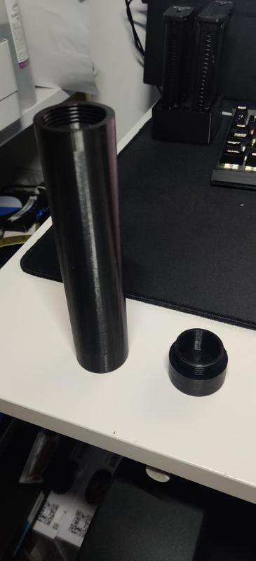 200mm x 40mm Airsoft supressor - Work in Progress